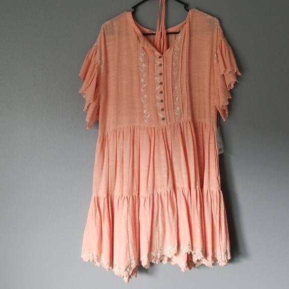 NWT Free People Santiago Baby Doll Dress - Picture 4 of 5